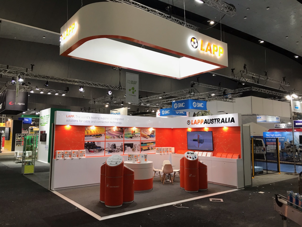Custom LAPP Australia exhibition stand