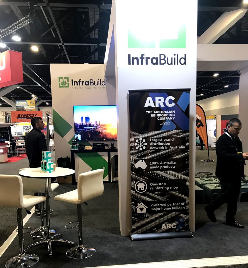 InfraBuild exhibition stand